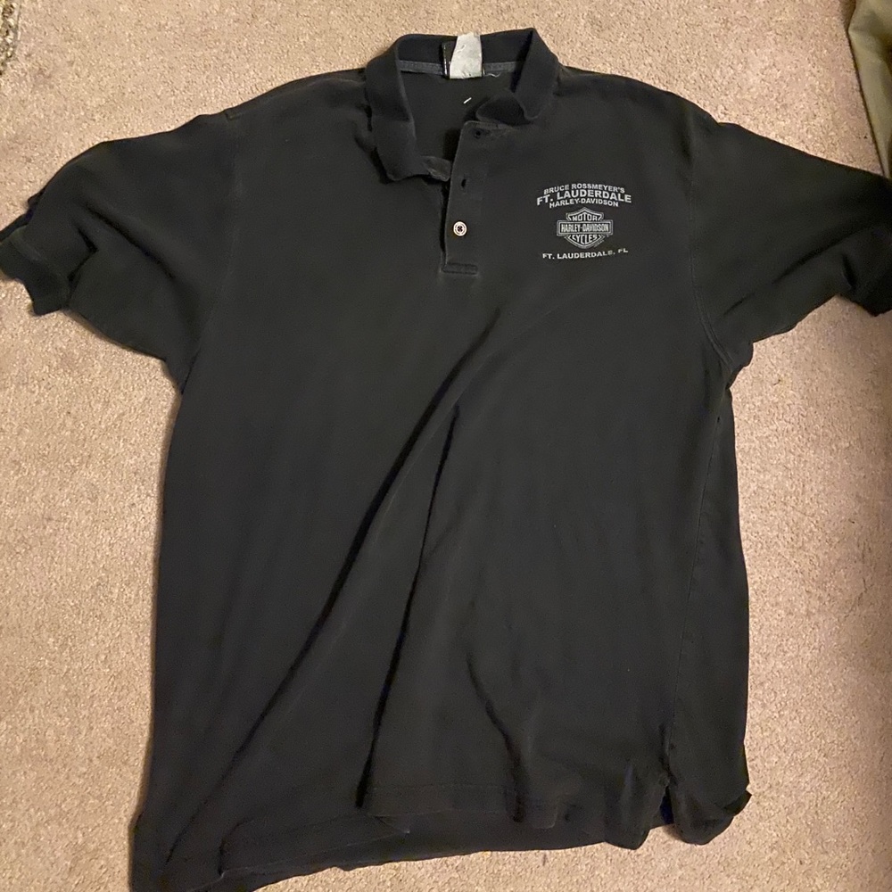 Vintage Harley Davidson Polo - size L